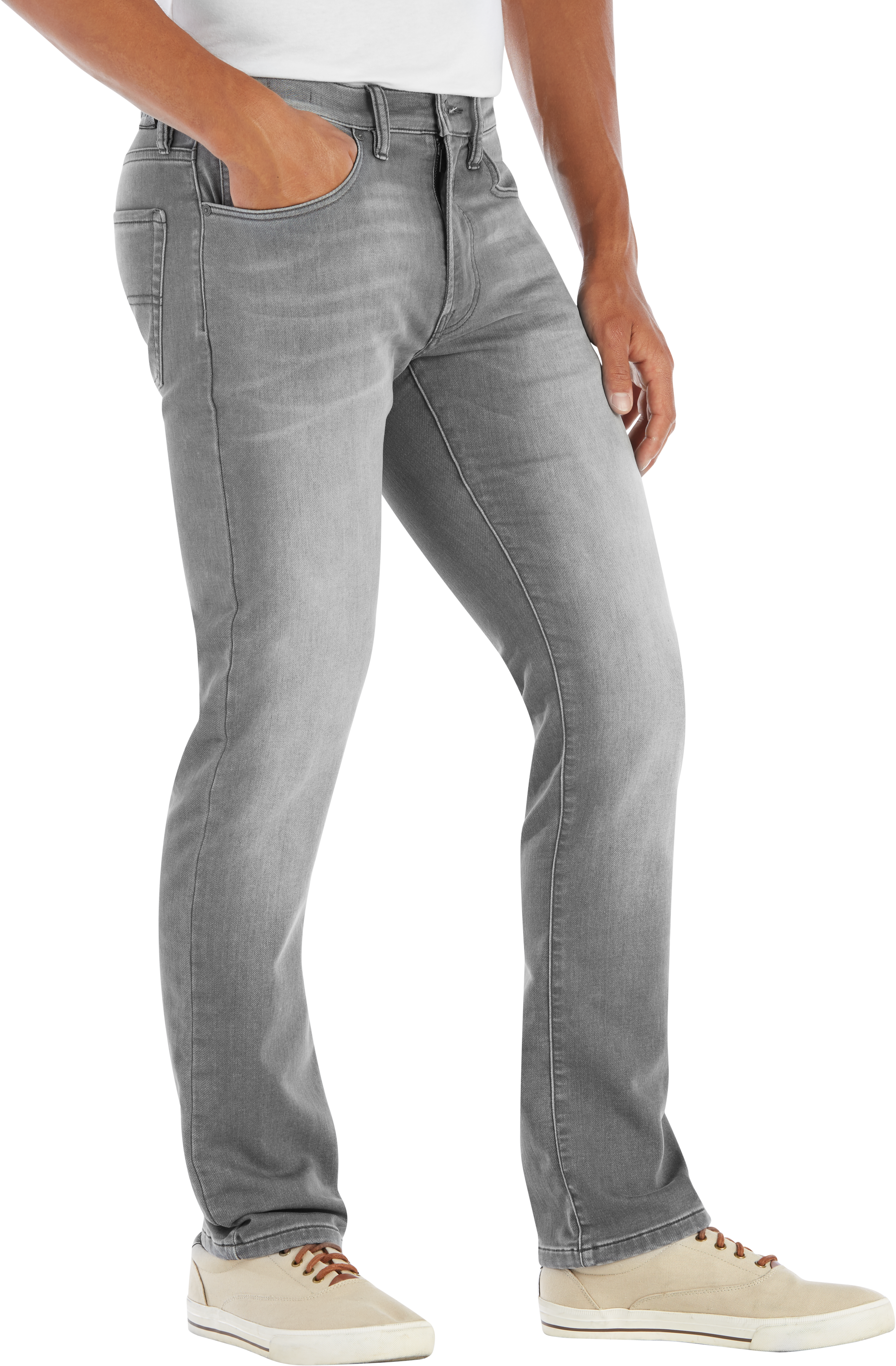 light gray jeans