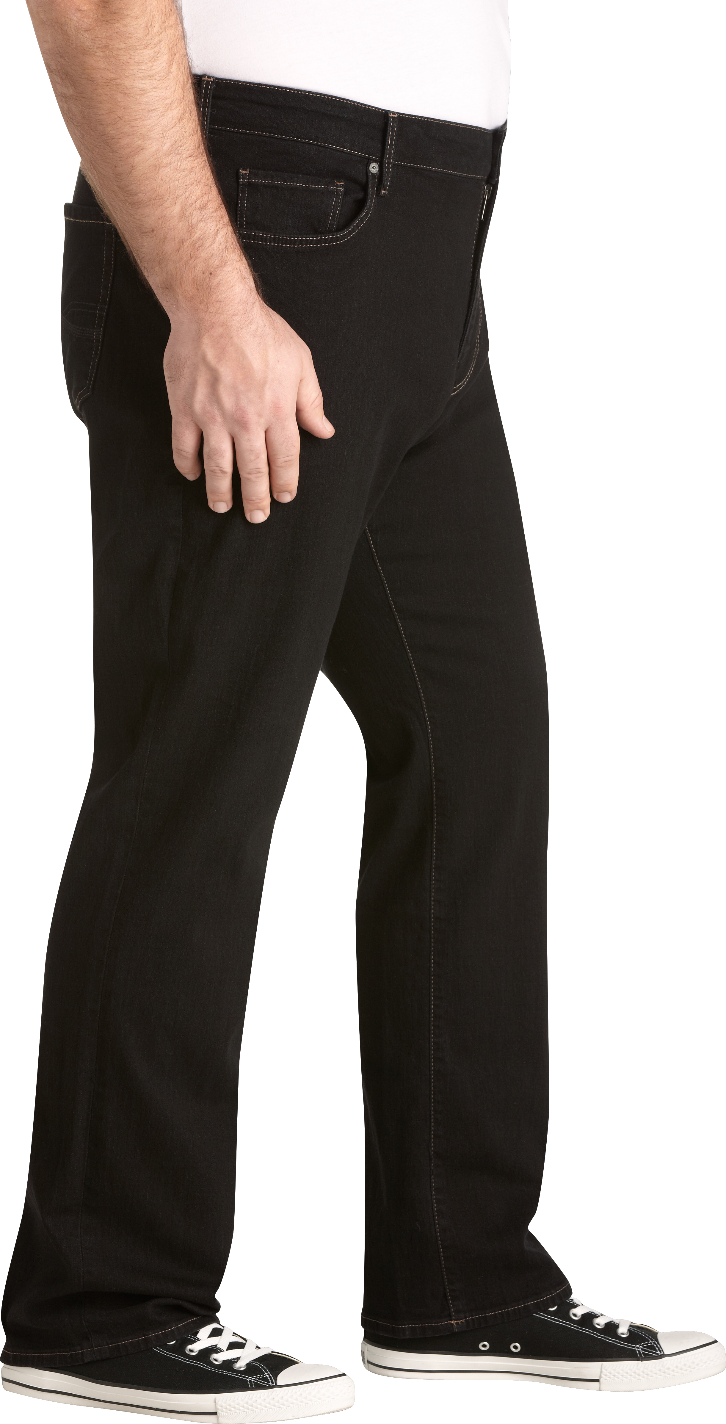 Rustic Refined Black Dark Wash Jeans