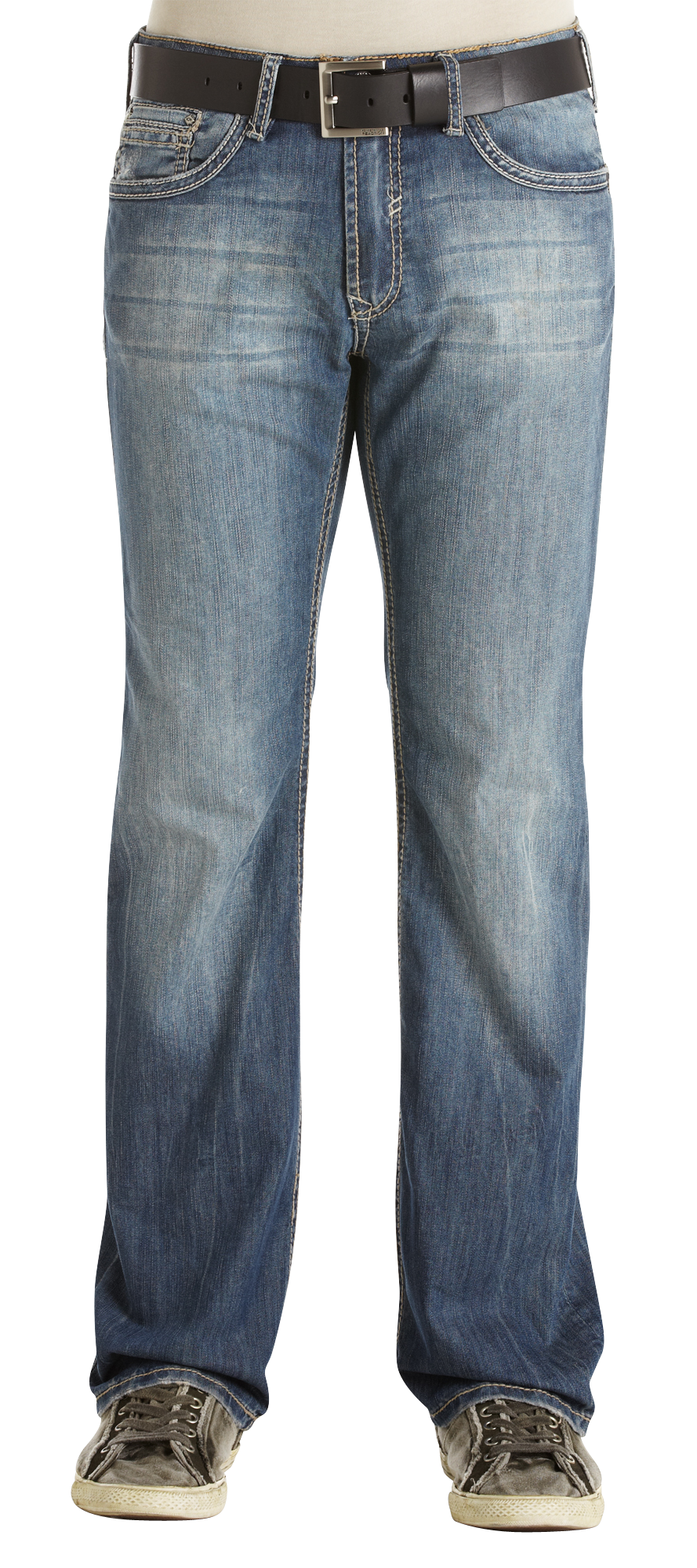 Buffalo by David Bitton Blue Distressed Jeans