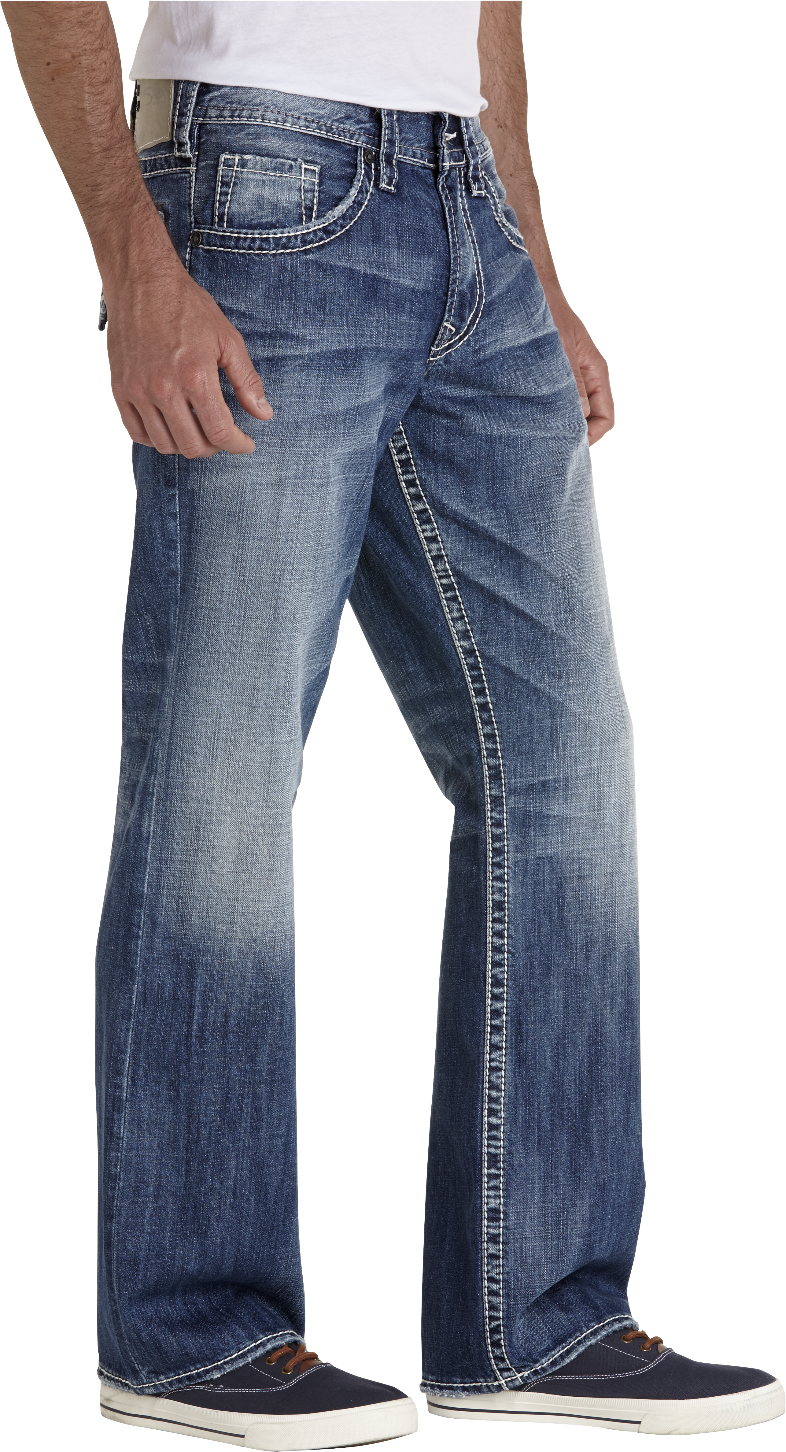 silver trouser jeans