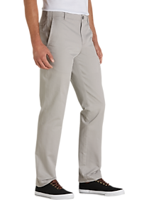 Joseph Abboud Light Gray Slim Fit Chino