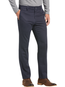 Joseph Abboud Navy Geometric Chinos