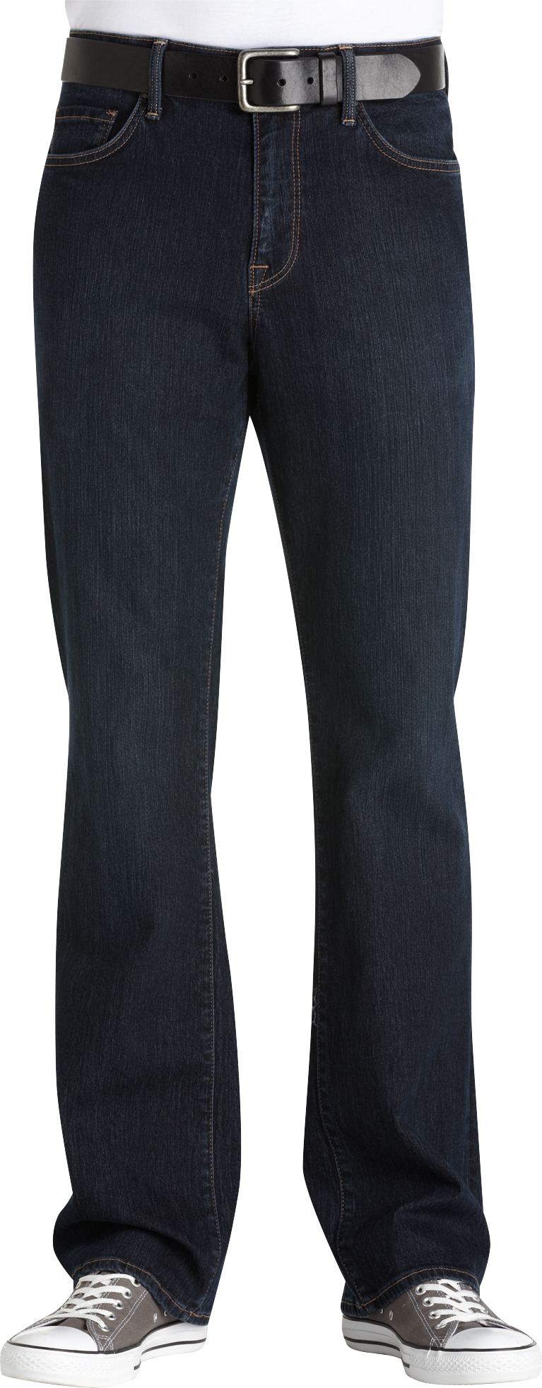 Rustic Refined Navy Casual Jeans