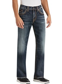 Silver Jeans Co. Gordie Dark Blue Wash Relaxed Fit Jeans