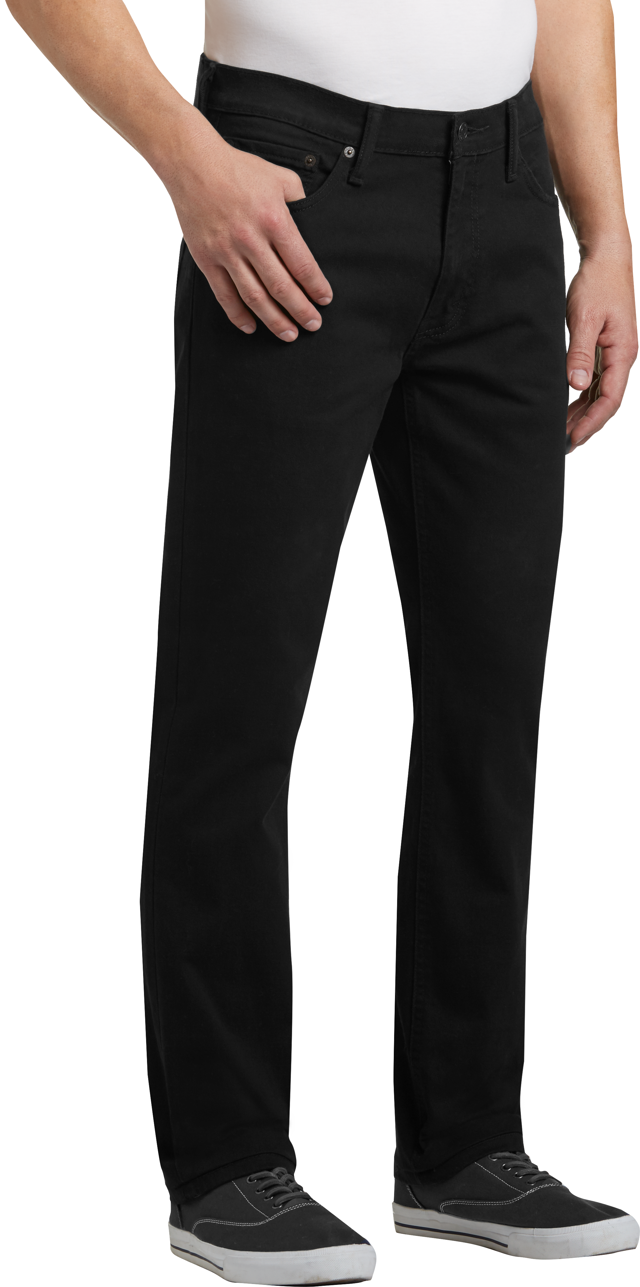levi's jet black jeans