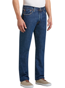 Levi's 501 Dark Stonewash Classic Fit Jeans