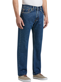 Levi's 505 Dark Stone Wash Classic Fit Jeans