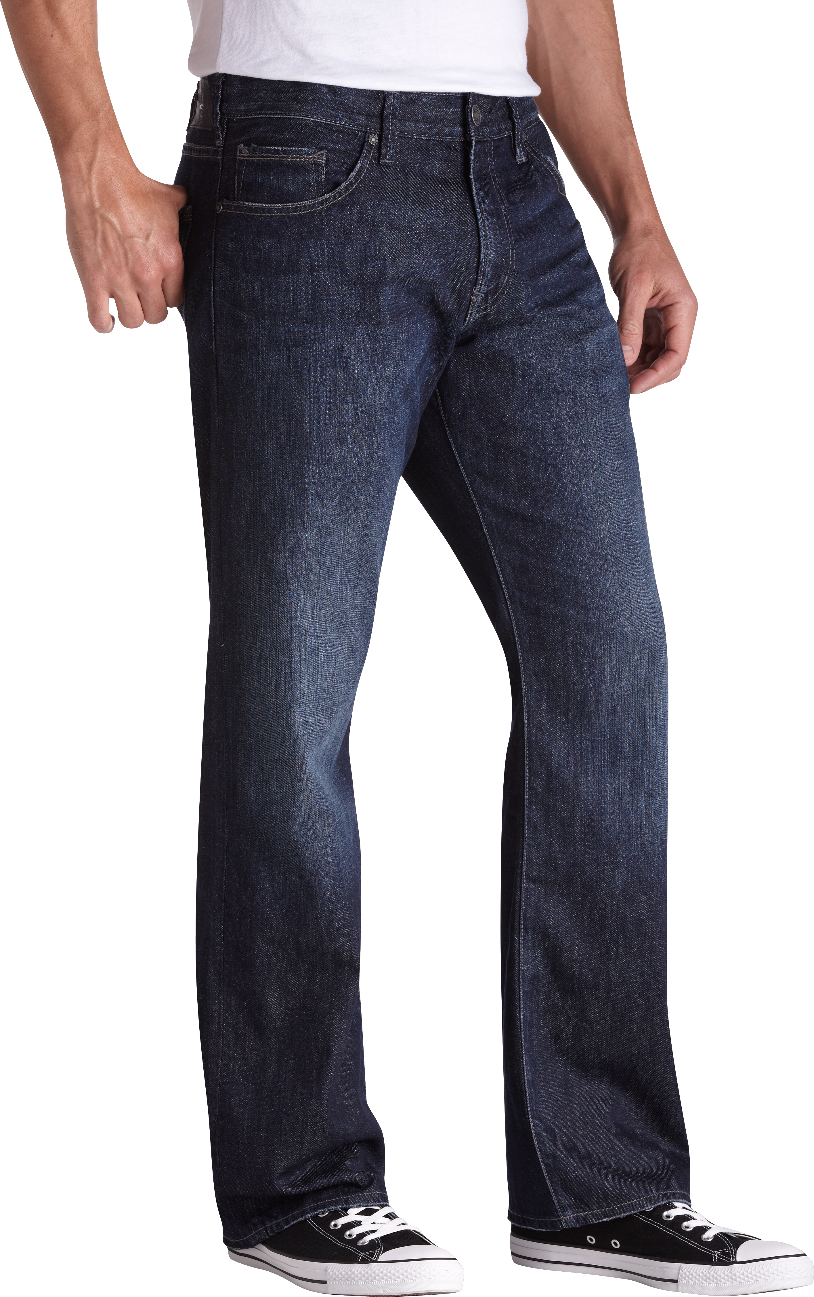 Sliver Jeans Blue Dark Wash Relaxed Fit Jeans