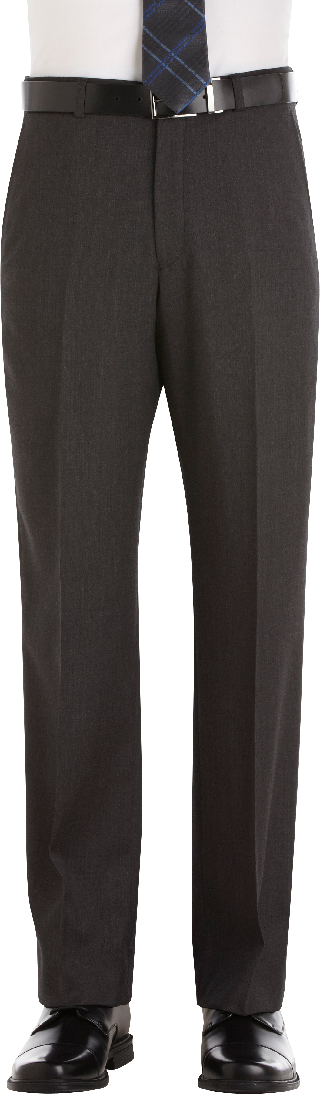 Kenneth Cole Charcoal Flat Front Slacks