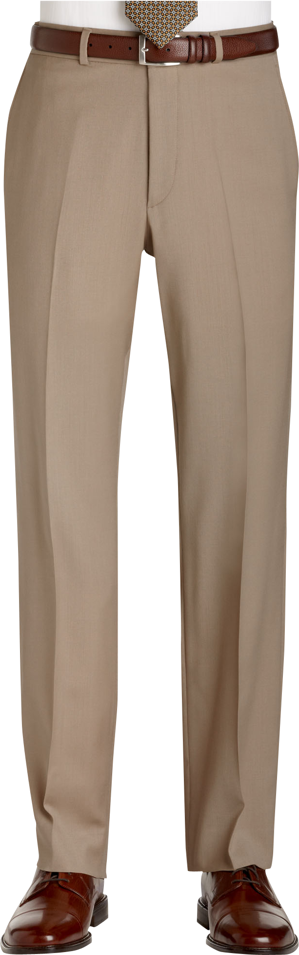 Kenneth Cole Tan Slim Fit Slacks