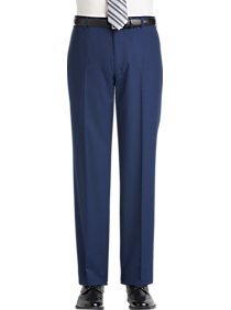 Pronto Uomo Blue Slim Fit Slacks