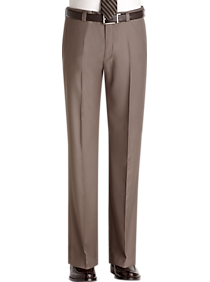 Pronto Uomo Taupe Slim Fit Dress Pants