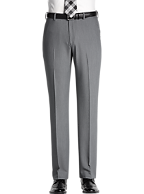 Flat Front Polyester Pants | Mens Wearhouse