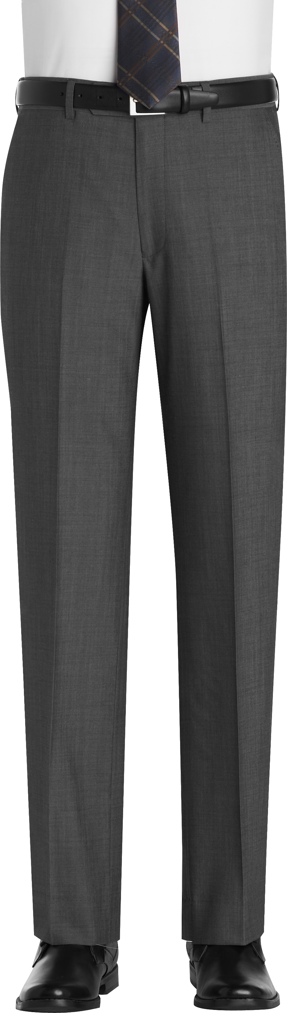 Pronto Uomo Charcoal Tic Modern Fit Slacks