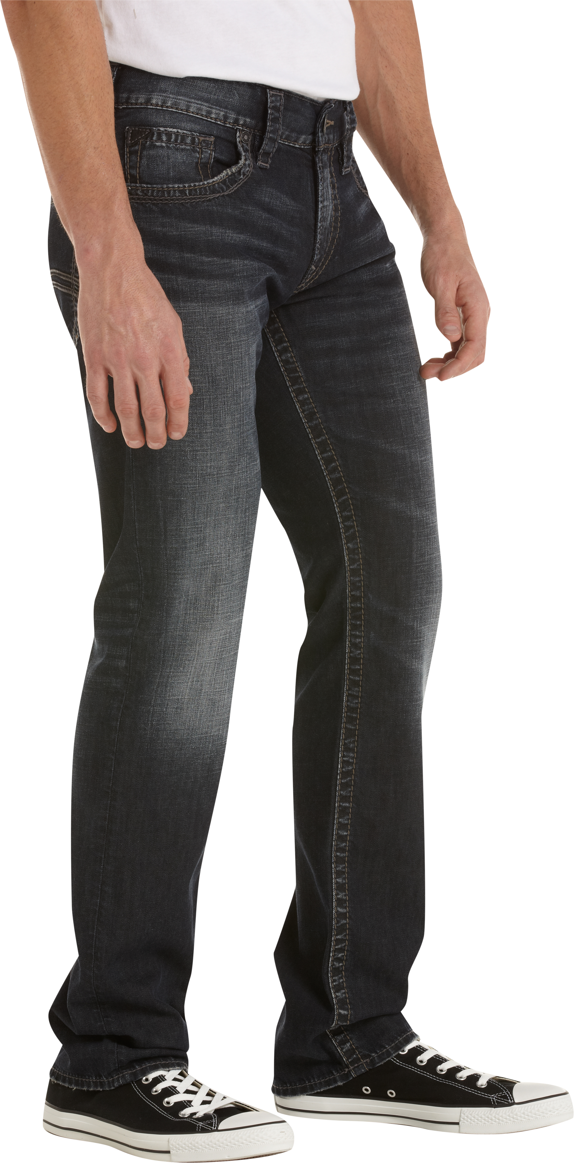 Silver Jeans Black Wash Slim Fit Jeans