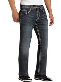 Silver Jeans Zac Dark Wash Relaxed Fit Jeans