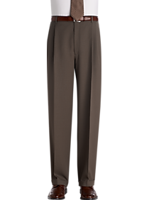 Joseph & Feiss Gold Classic Fit Dress Pants Taupe