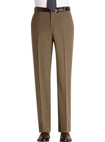 Joseph & Feiss Taupe Classic Fit Dress Pants