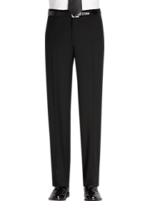 Joseph Abboud Black Slim Fit Suit Separates Dress Pants
