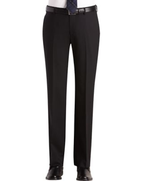 Egara Black Slim Fit Suit Separates Dress Pants - Men's Slim Fit