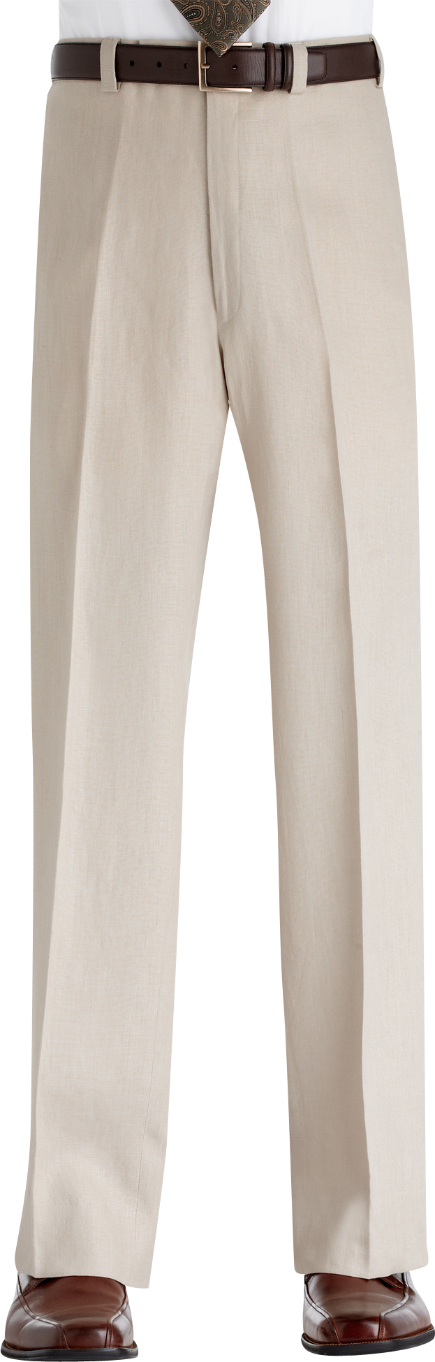 Calvin Klein Khaki Linen Suit Separates Slacks