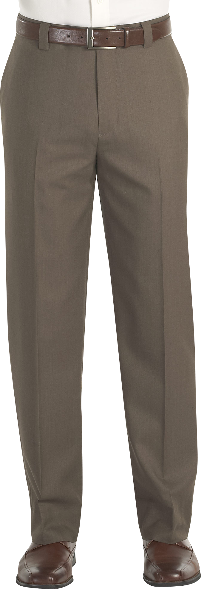 Jhane Barnes Taupe Flat Front Slacks