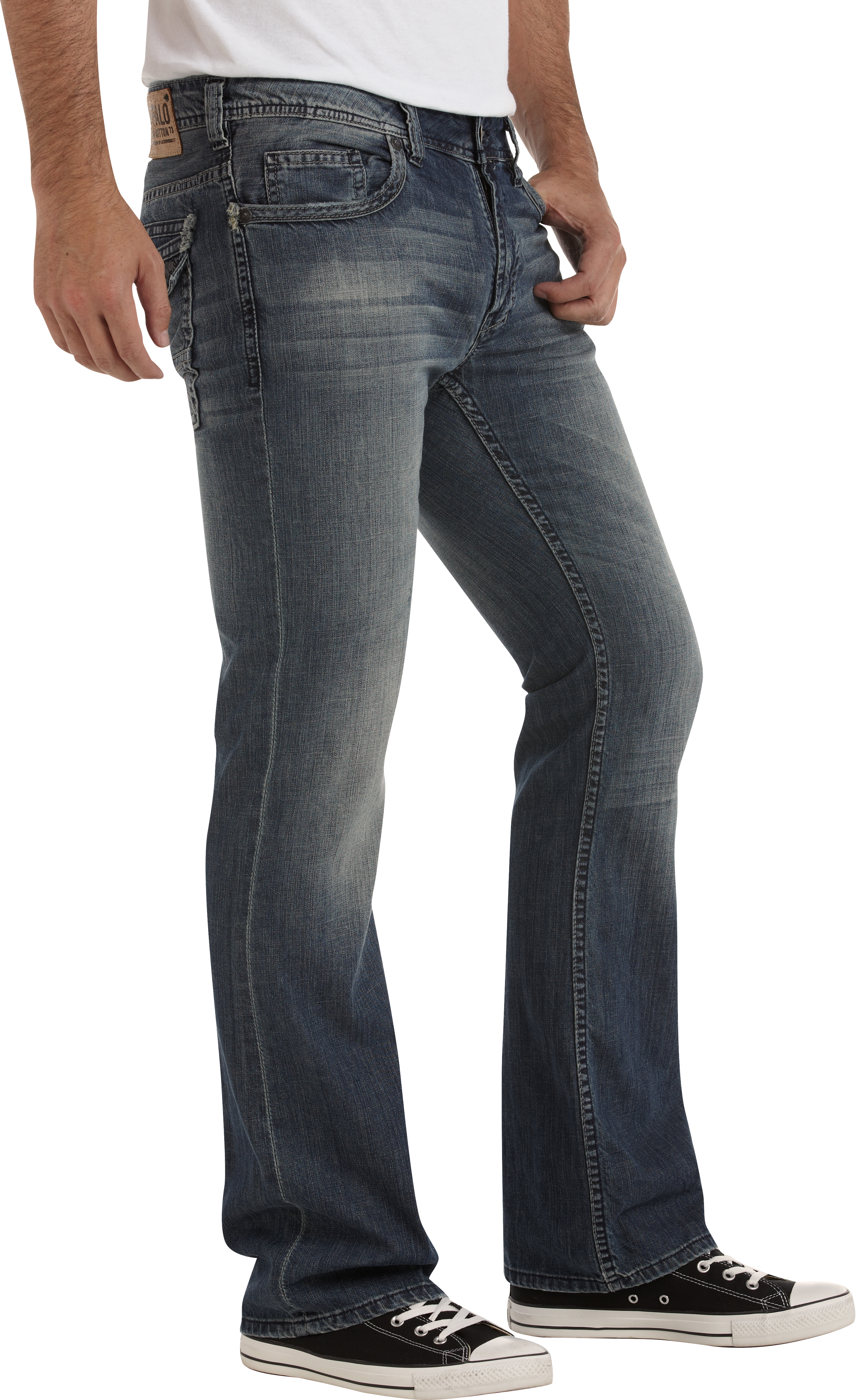 Buffalo by David Bitton Boot Cut Medium Wash Blue Jeans