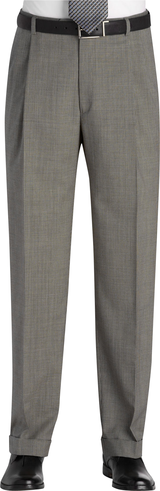 Austin Reed Gray Pleated Regular Rise Slacks