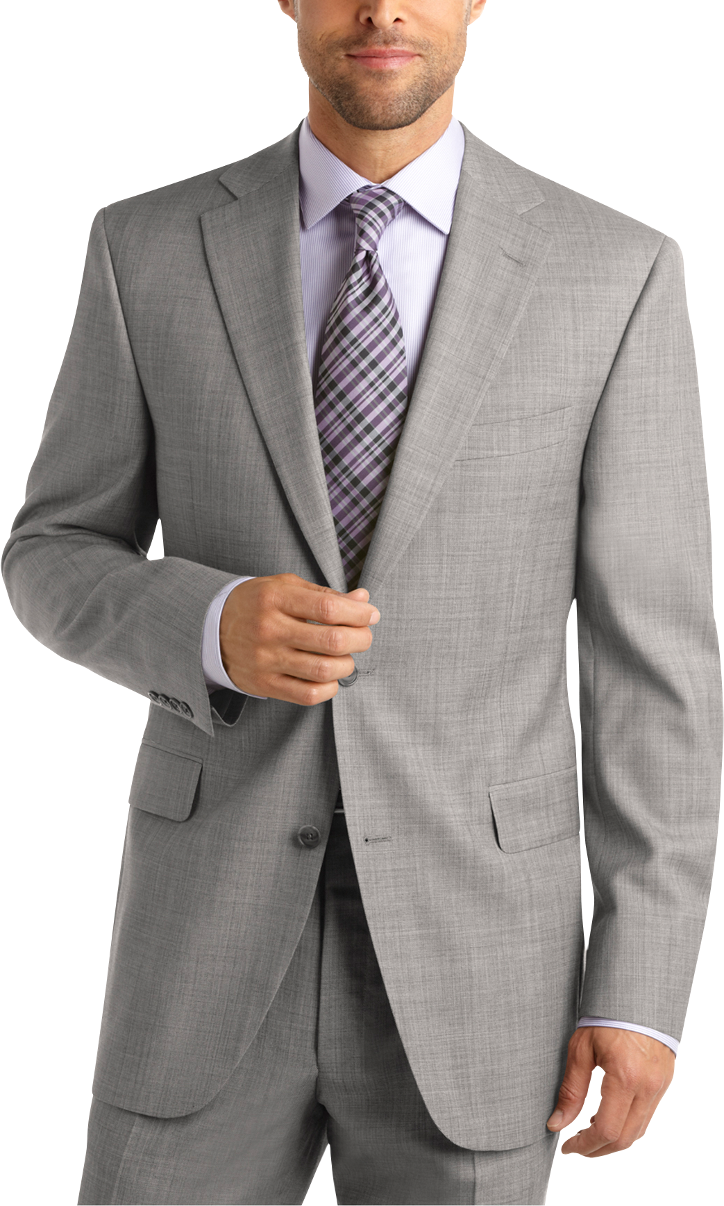 Jack Victor Select Gray Tic Suit