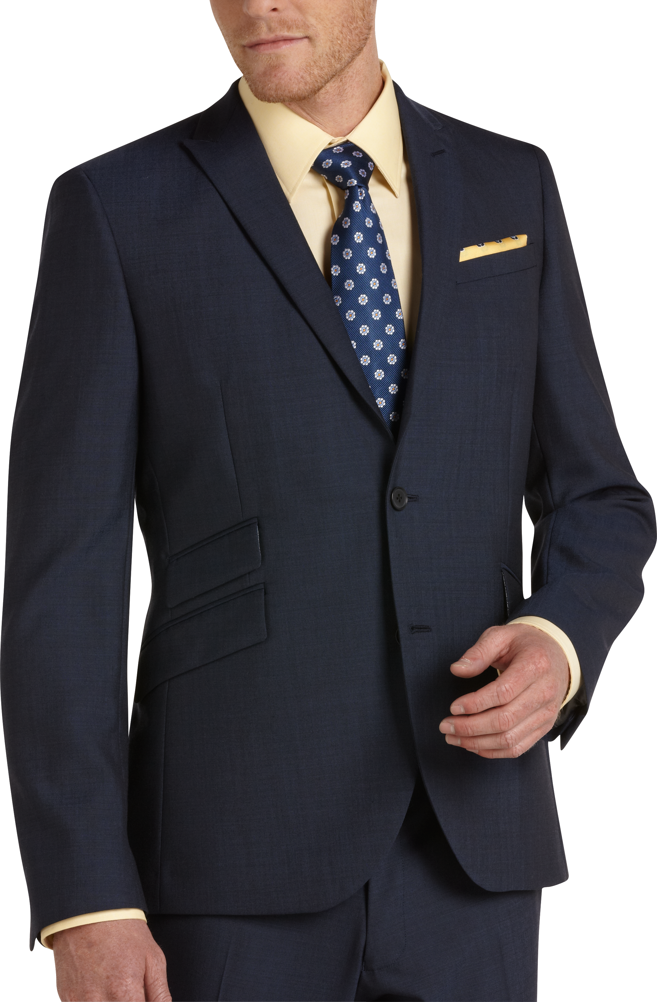 Alta Moda Blue Slim Fit Suit
