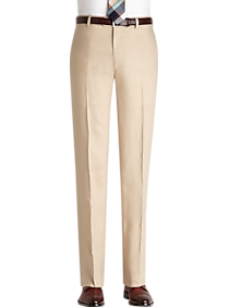 Pronto Uomo Platinum Modern Fit Linen Suit Separates Dress Pants Tan