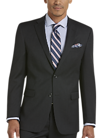 Tommy Hilfiger Charcoal Gray Extra Short Slim Fit Suit