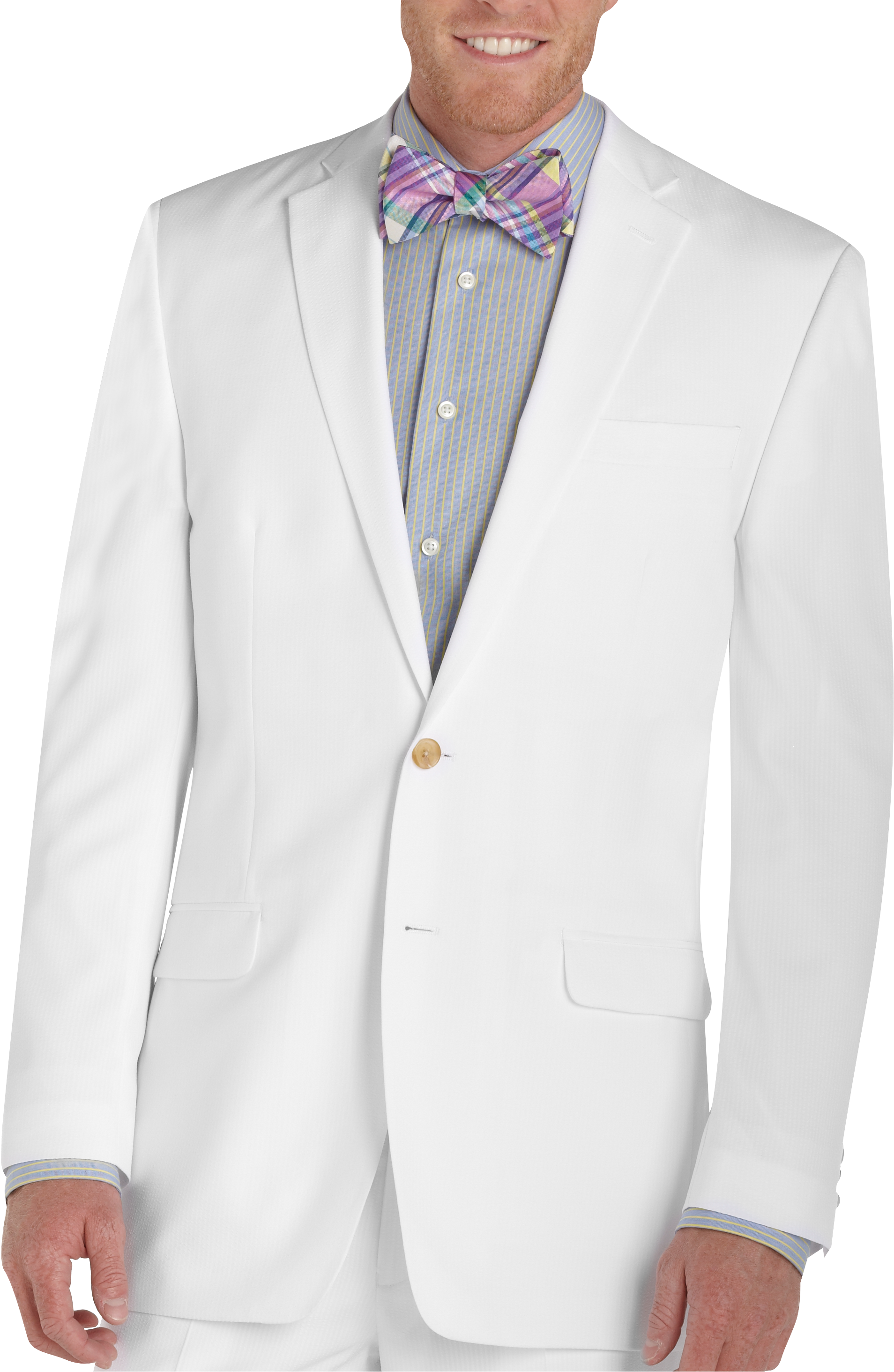 Lauren by Ralph Lauren Cream White Seersucker Suit