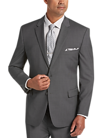 Pronto Uomo Gray Tic Modern Fit Suit