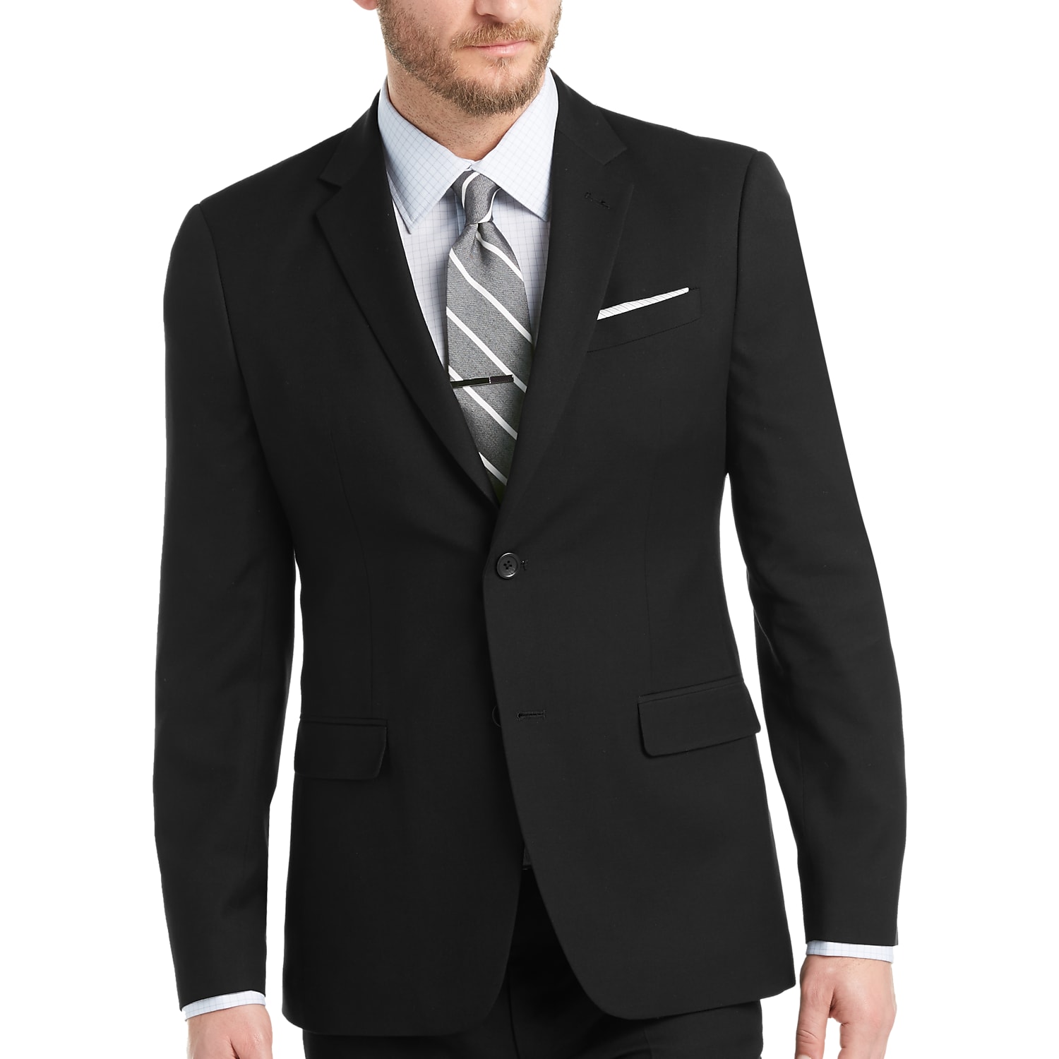 Egara Black Slim Fit Suit - Men's Slim Fit | Men's Wearhouse