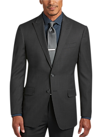 Awearness Kenneth Cole Charcoal Tic Slim Fit Suit