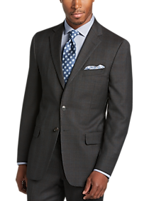 Joseph Abboud Gray Plaid Modern Fit Suit