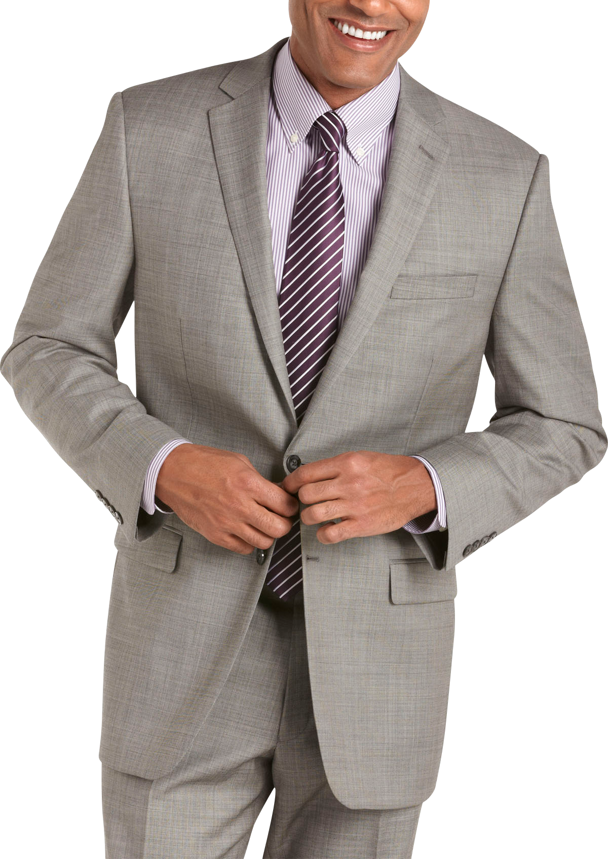 Calvin Klein Gray Modern Fit Suit