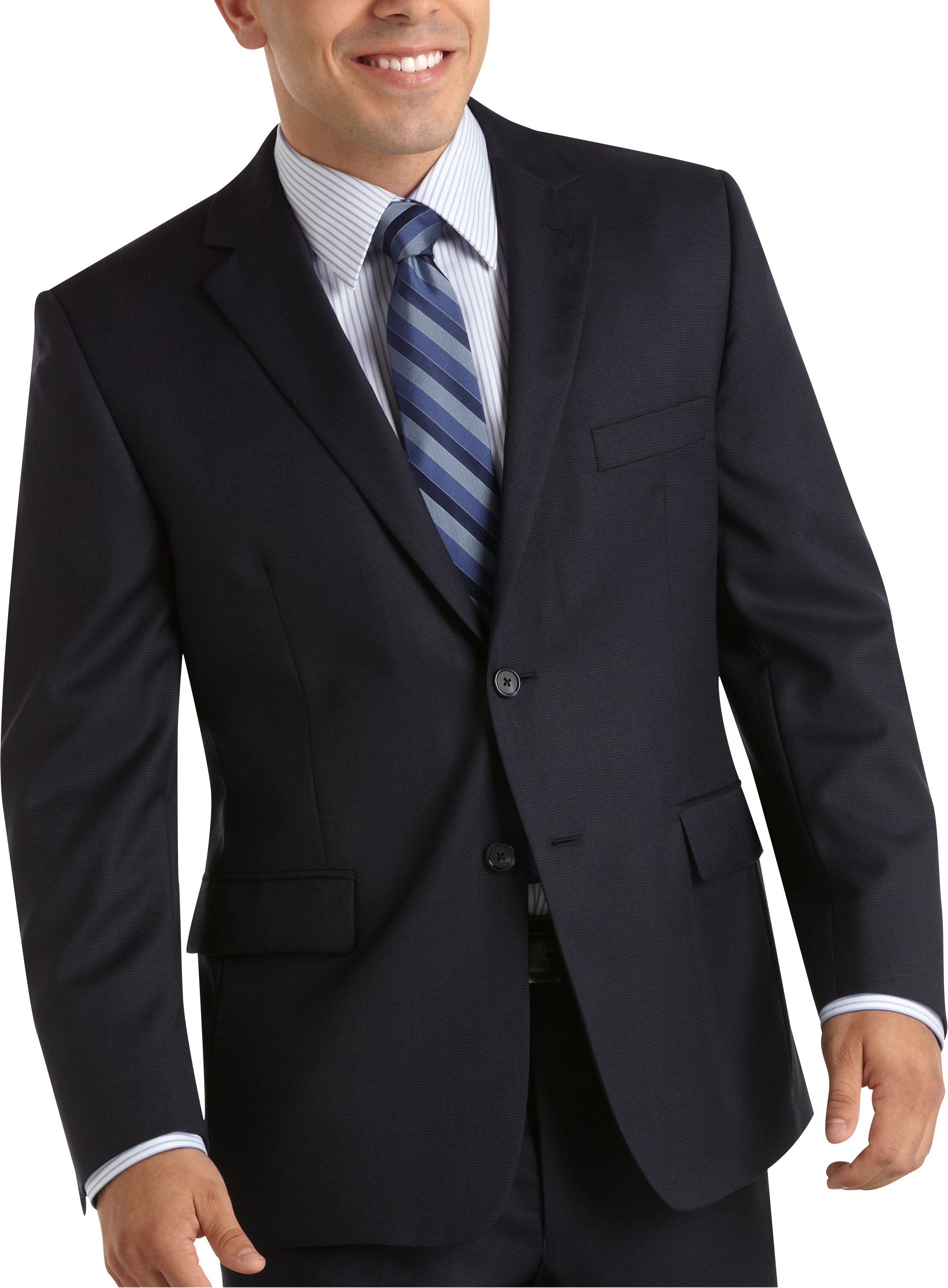 Pronto Uomo Platinum Slim Fit Extra Short Suit, Navy Tic