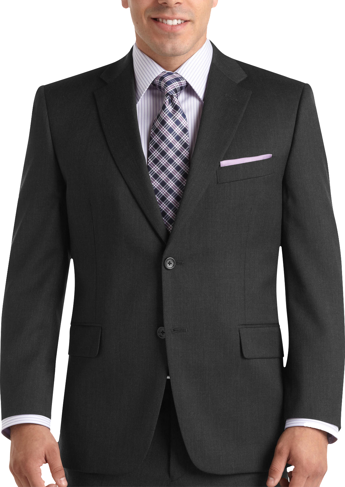 Jones New York Charcoal Extra Short Suit