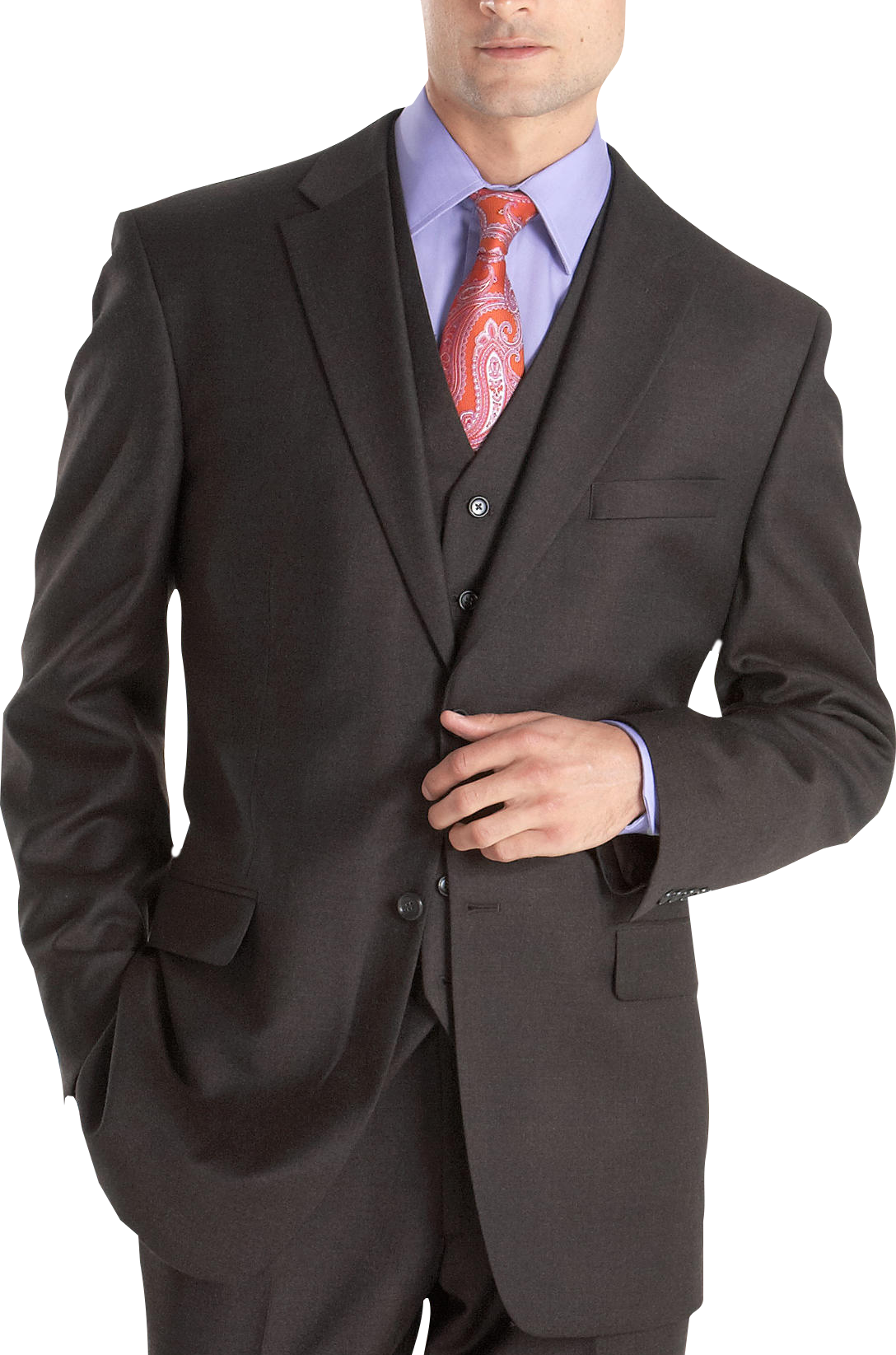 Jones New York Brown Vested Suit