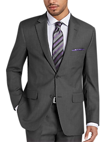 Pronto Uomo Gray Portly Suit
