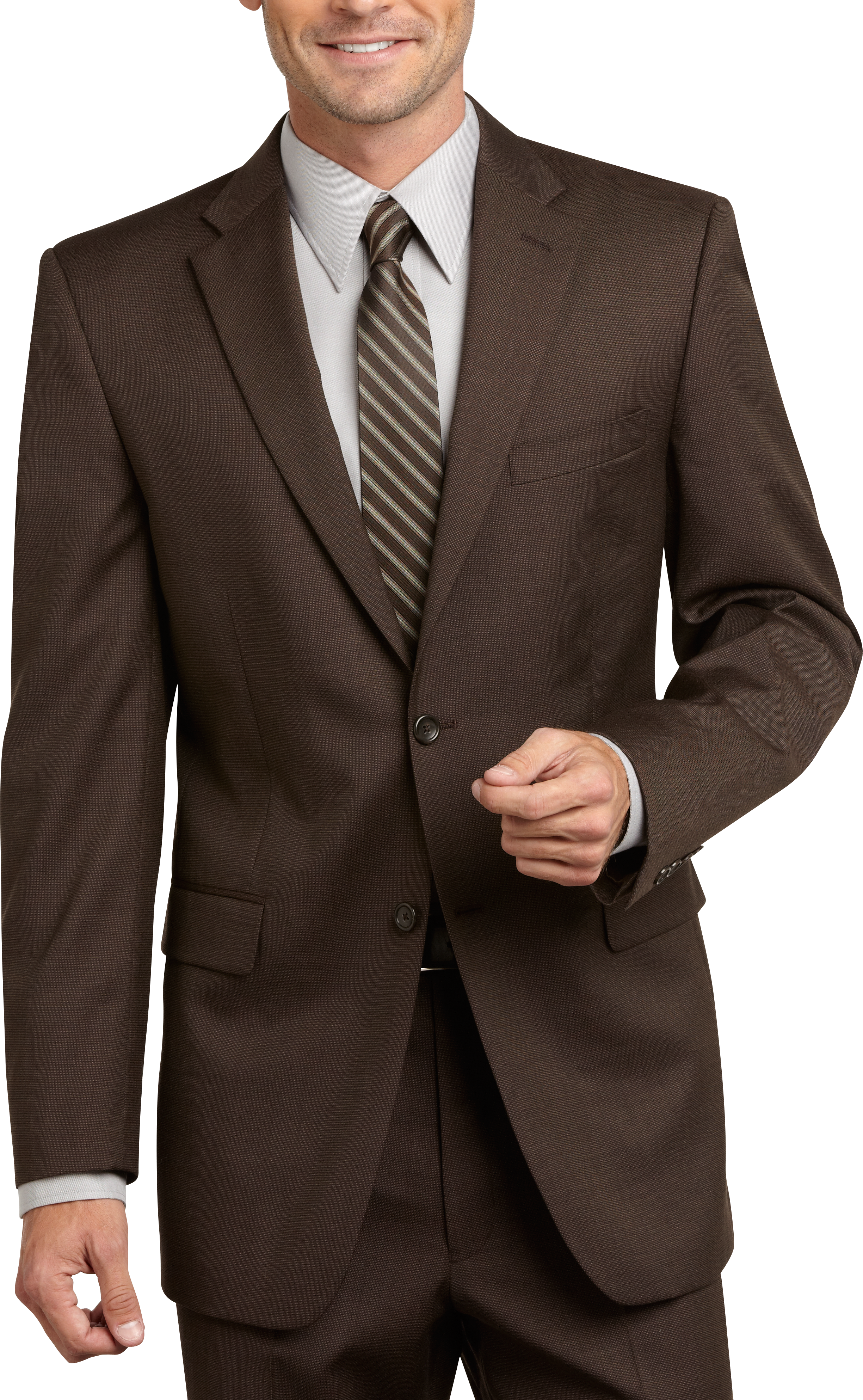 Jones New York Brown Tic Suit