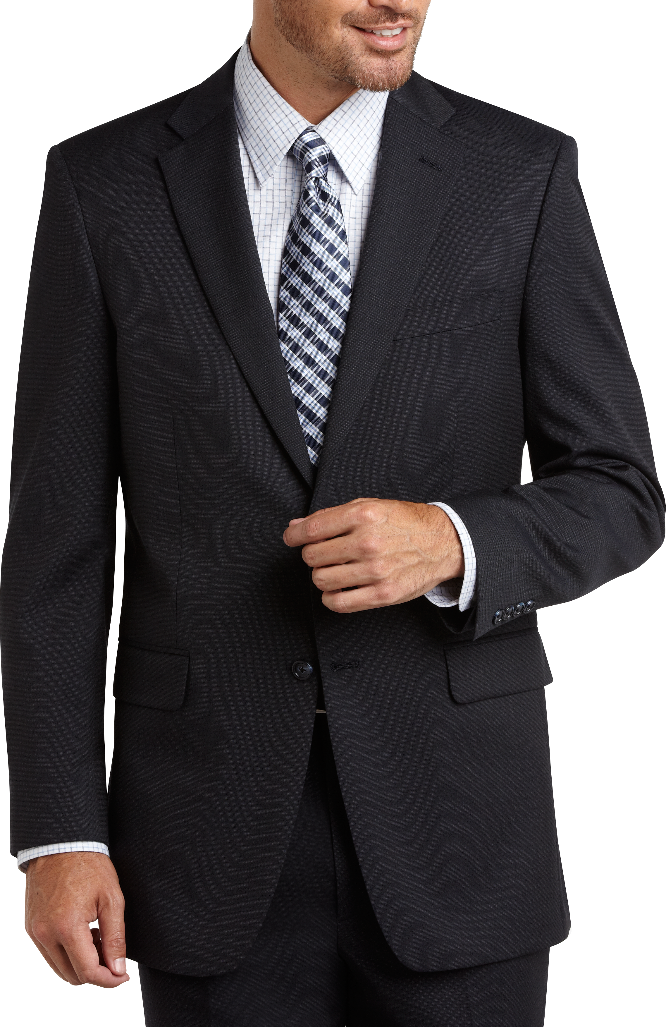 Jones New York Charcoal Tic Suit