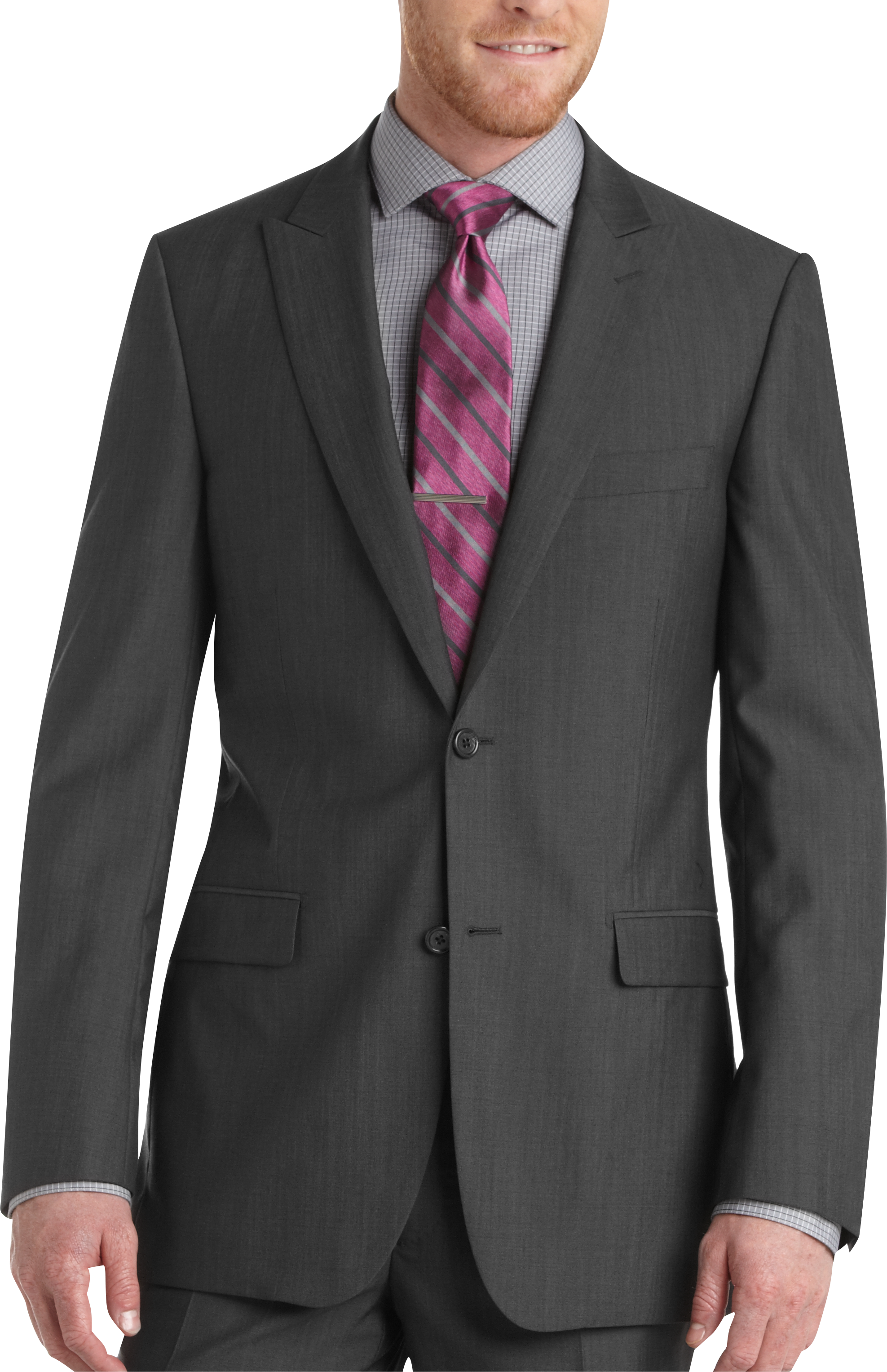 Tallia Charcoal Slim Fit Suit