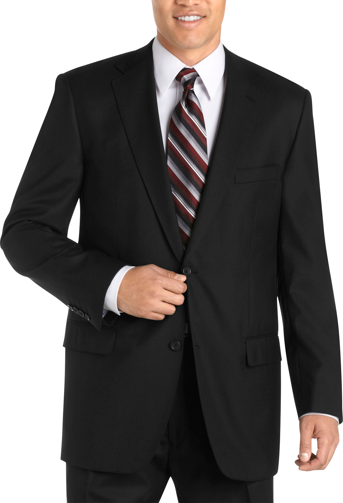 Joseph & Feiss Gold Portly Suit, Black