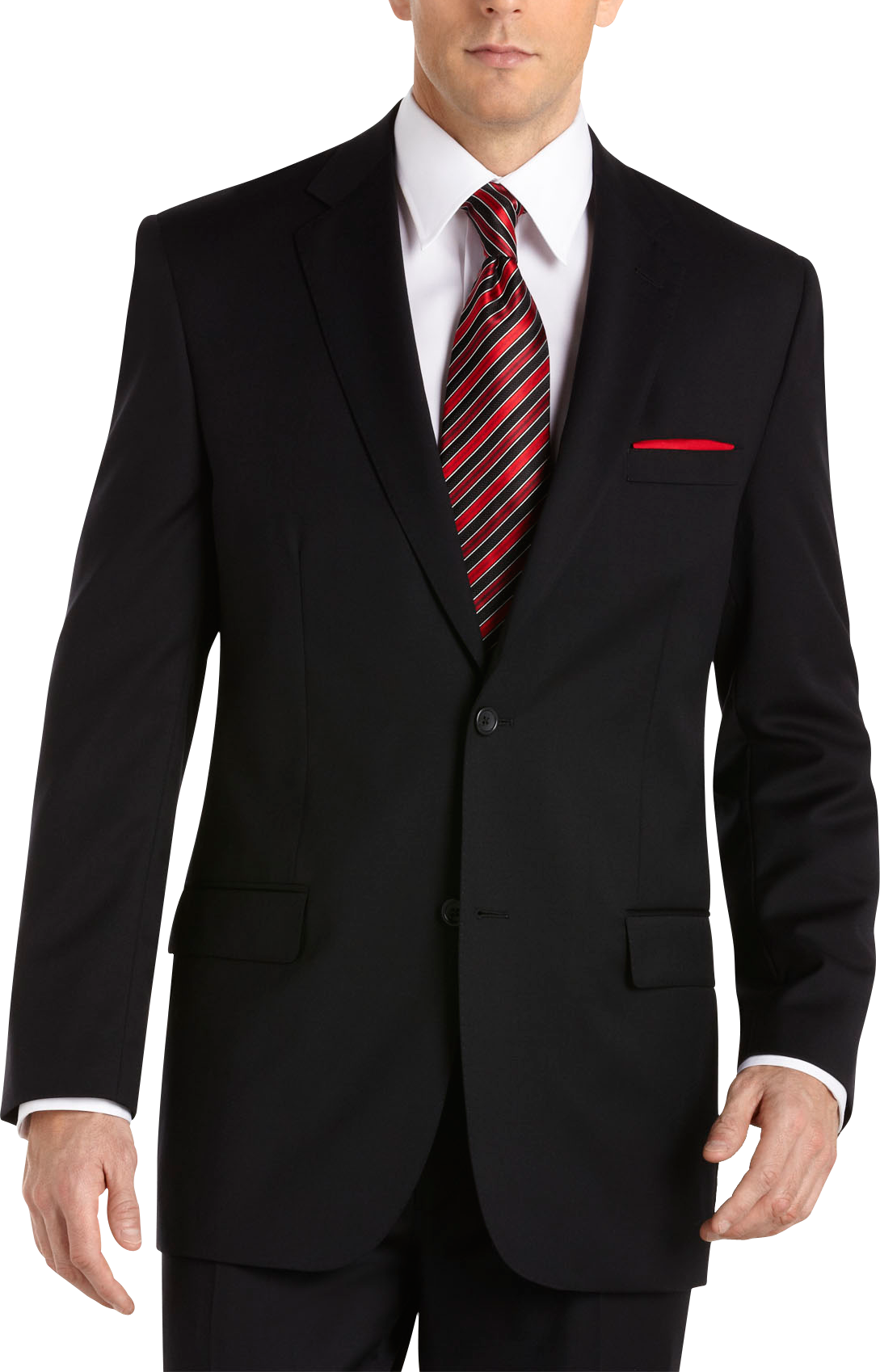 Joseph & Feiss Gold Trio Suit, Black