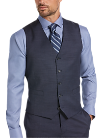 Awearness Kenneth Cole Blue Suit Separates Vest