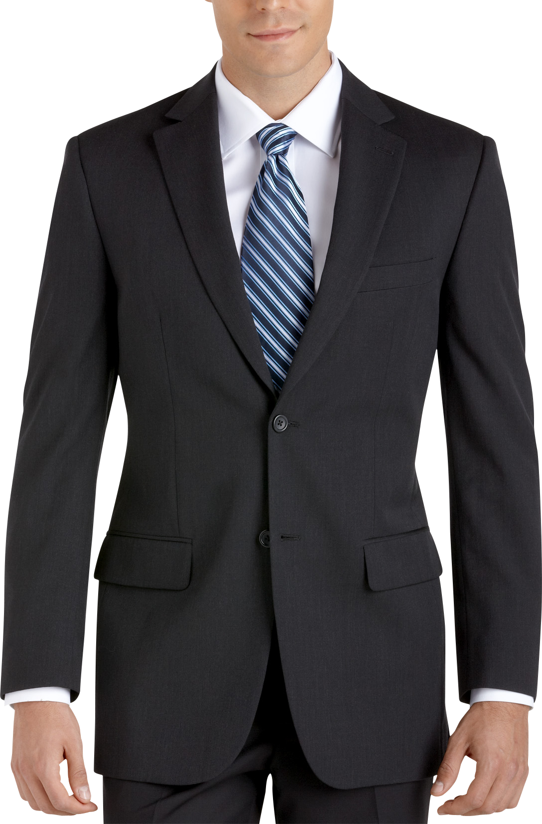 Pronto Uomo Black Suit Separates Coat