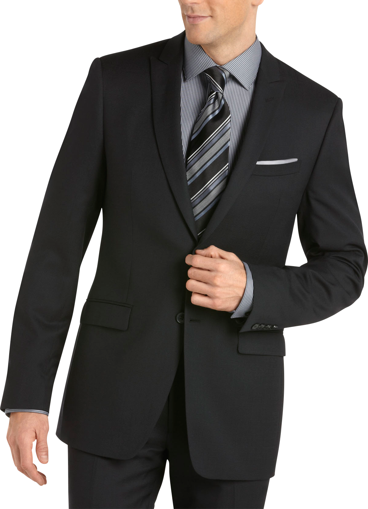 Calvin Klein Black Tic Extreme Slim-Fit Suit